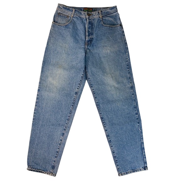 Structure Other - Structure Jeans Mens Light Wash Denim Straight Leg Button Fly Casual Pants 34x32